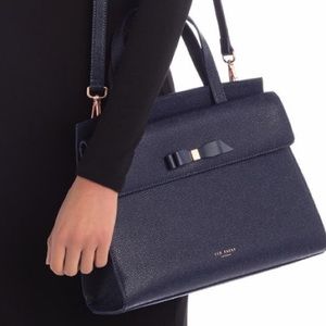 Ted Baker London Aarillli Bow leather satchel